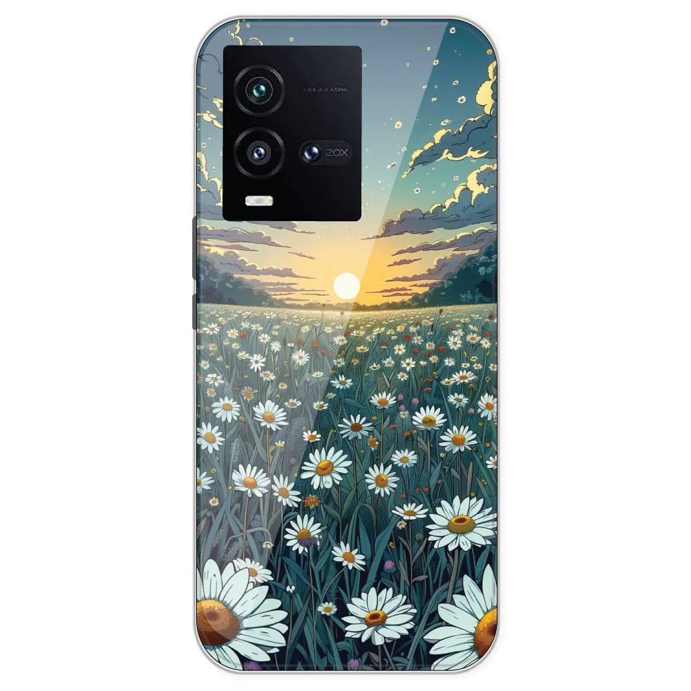 Daisy Sunset - Printed Silicone Case For IQOO 10