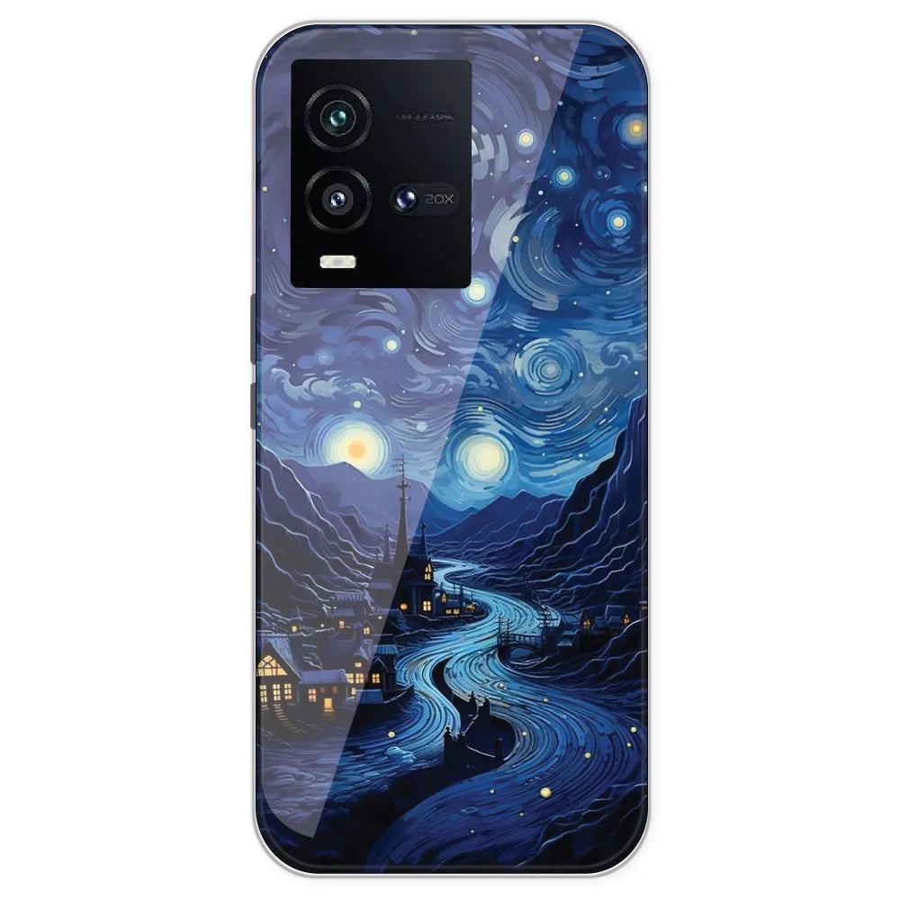 The Starry Night - Printed Silicone Case For IQOO 10