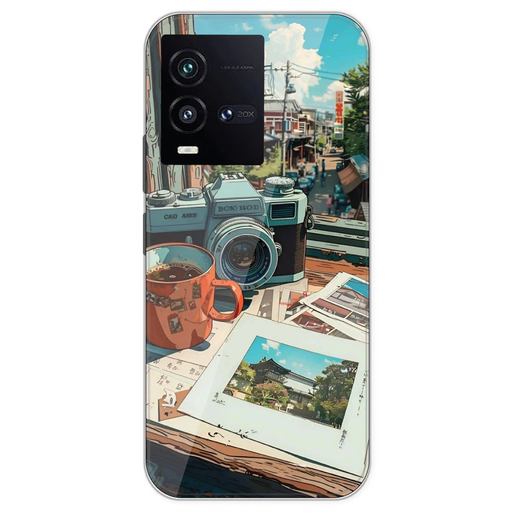 Vintage Camera - Printed Silicone Case For IQOO 10