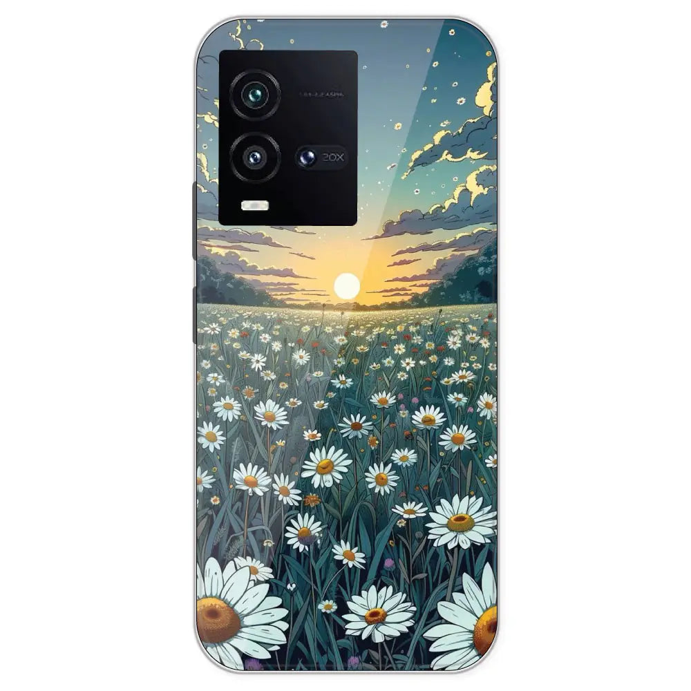 Daisy Sunset - Printed Silicone Case For IQOO 10