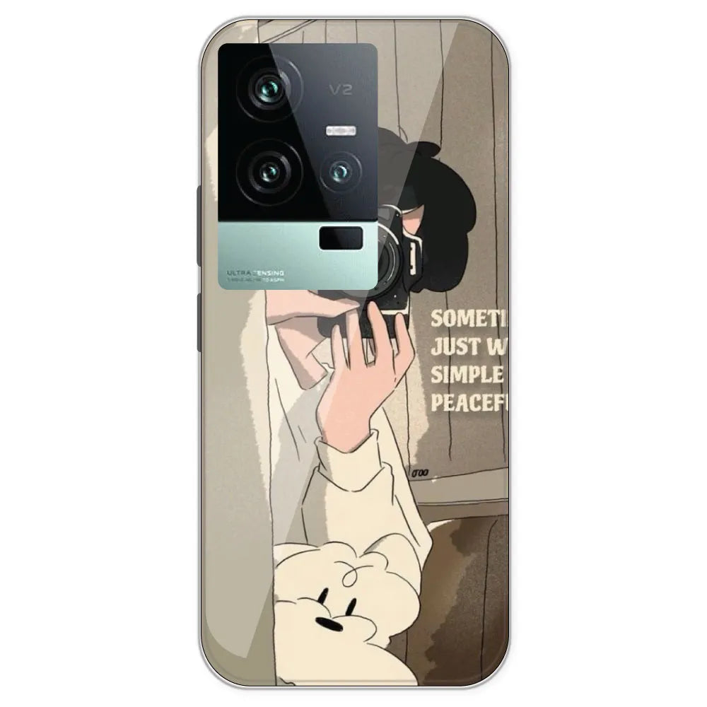 Book Collage - Printed Silicone Case For IQOO 11
