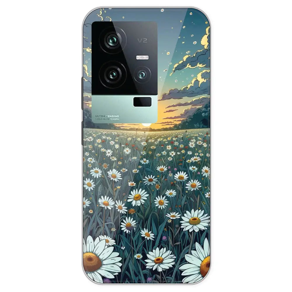 Daisy Sunset - Printed Silicone Case For IQOO 11