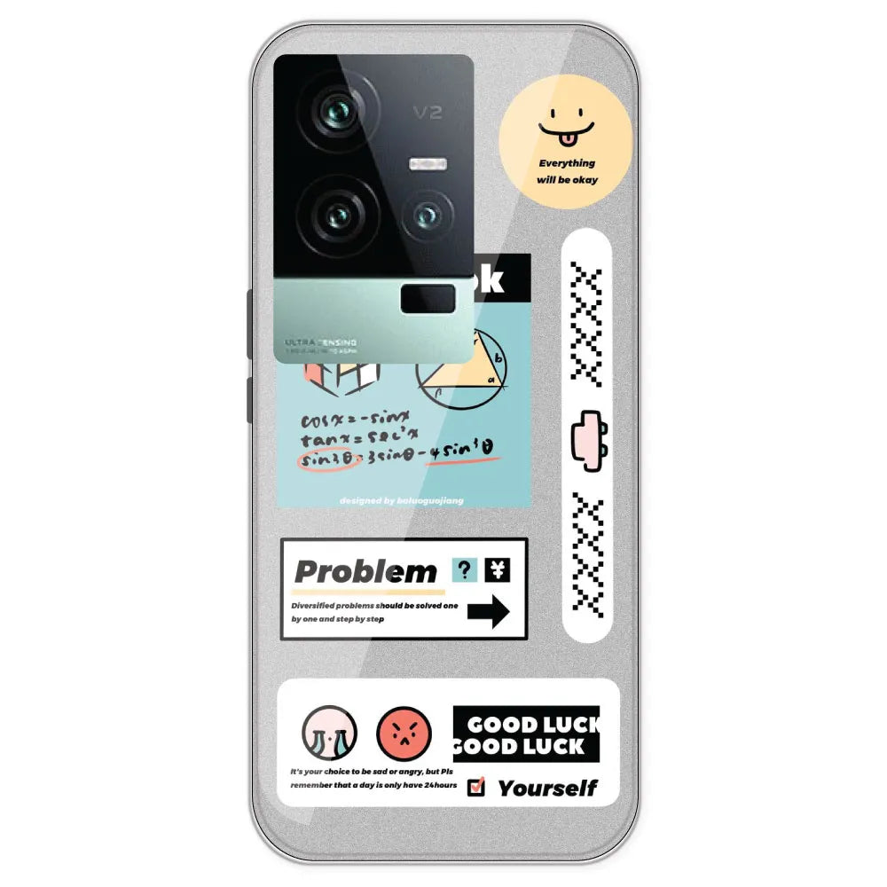 Exam Collage - Printed Silicone Case For IQOO 11