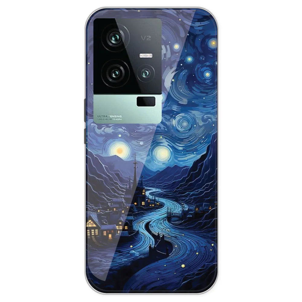 The Starry Night - Printed Silicone Case For IQOO 11