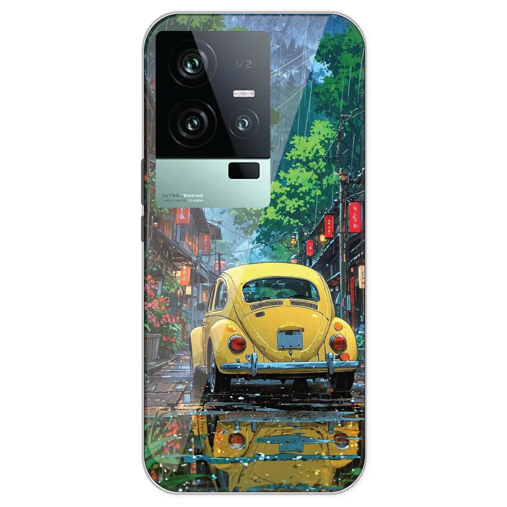 Yellow Bettle - Printed Silicone Case For IQOO 11
