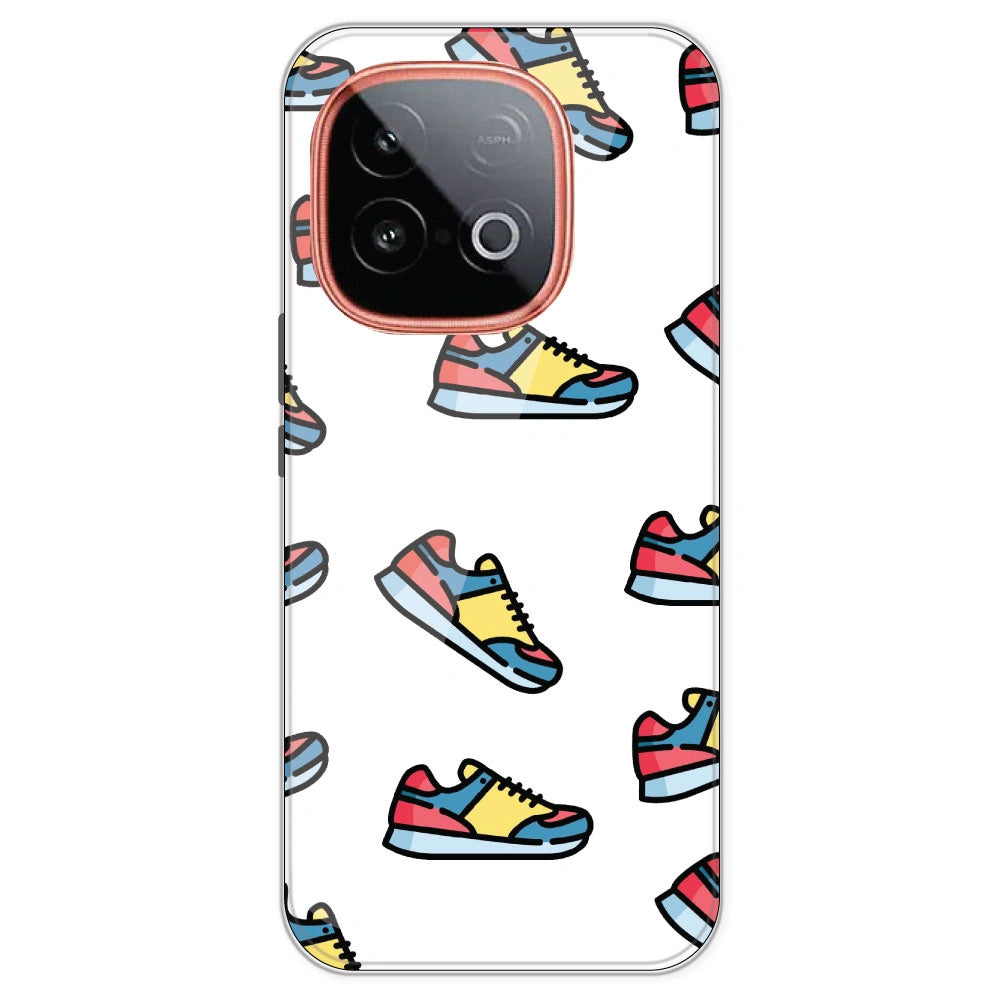 Sneakers - Clear Printed Silicone Case For IQOO Neo 10