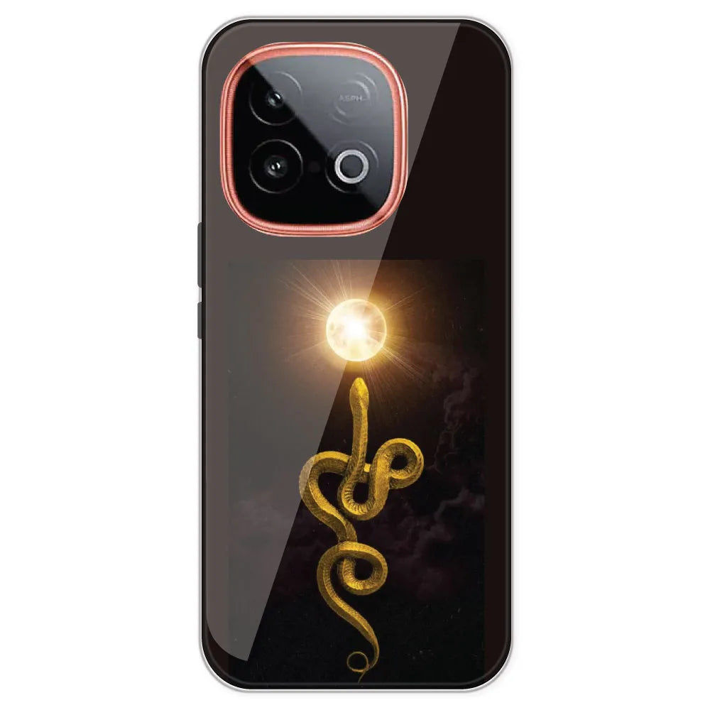 Golden Serpent - Printed Silicone Case For IQOO Neo 10