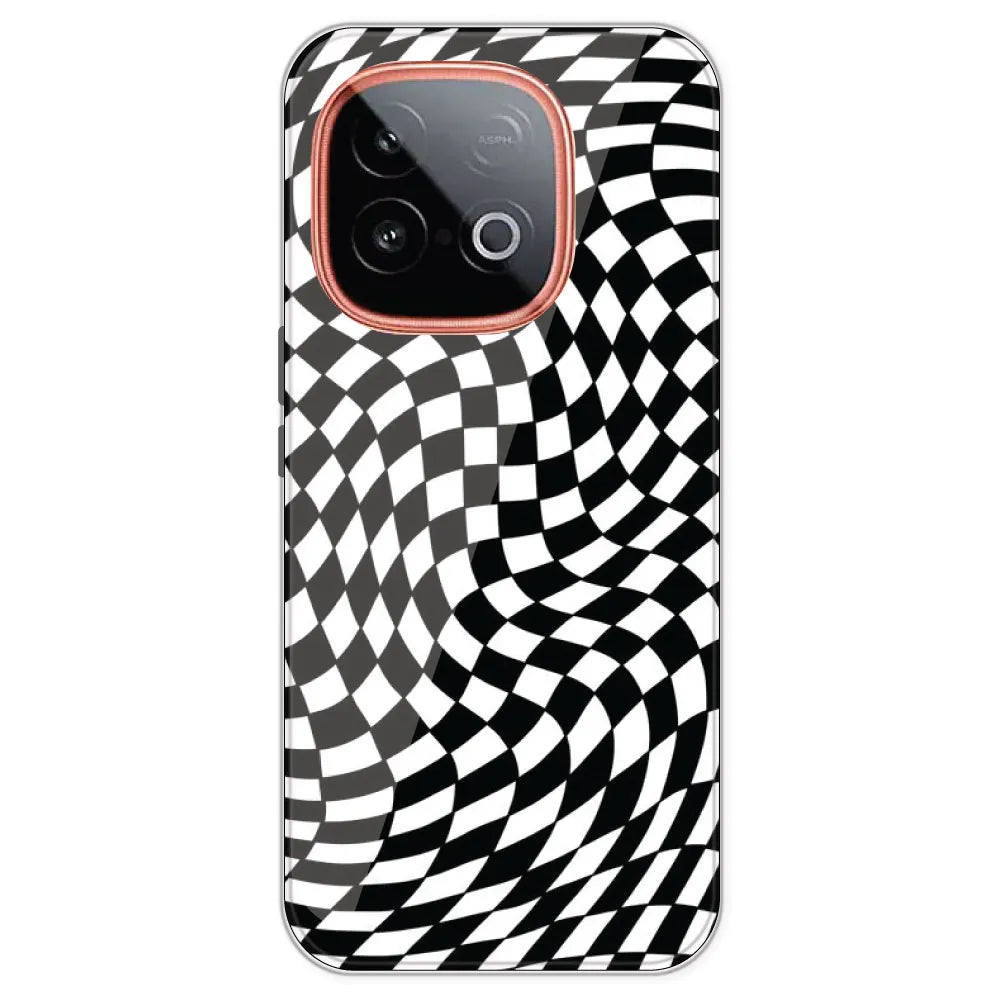 Checks - Printed Silicone Case For IQOO Neo 10