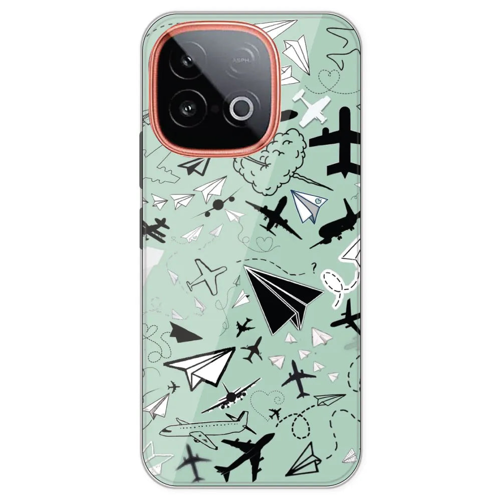 Planes - Printed Silicone Case For IQOO Neo 10