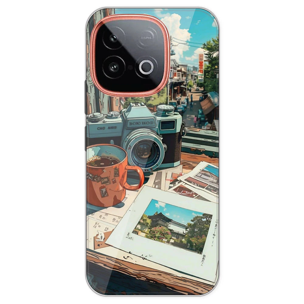 Vintage Camera - Printed Silicone Case For IQOO Neo 10