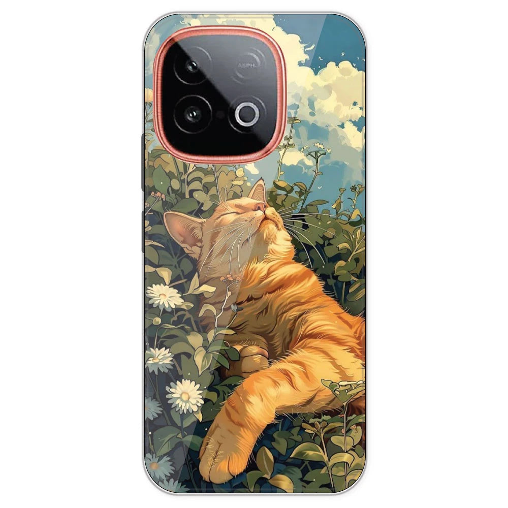 Garfield Sleeping - Printed Silicone Case For IQOO Neo 10