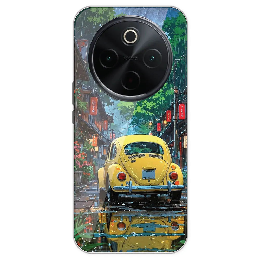 Yellow Bettle - Printed Silicone Case For IQOO Z10