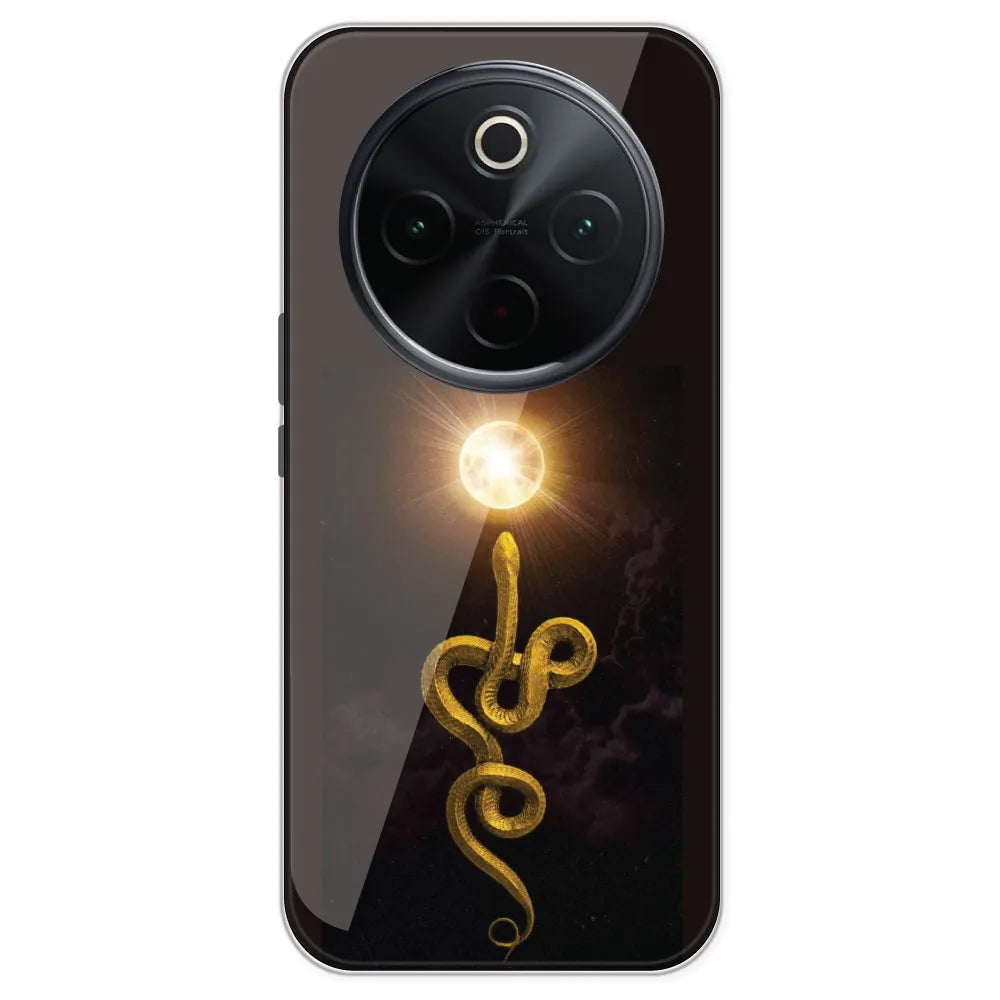 Golden Serpent - Printed Silicone Case For IQOO Z10