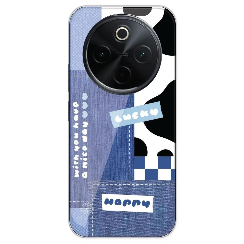 Cow Print Collage - Printed Silicone Case For IQOO Z10