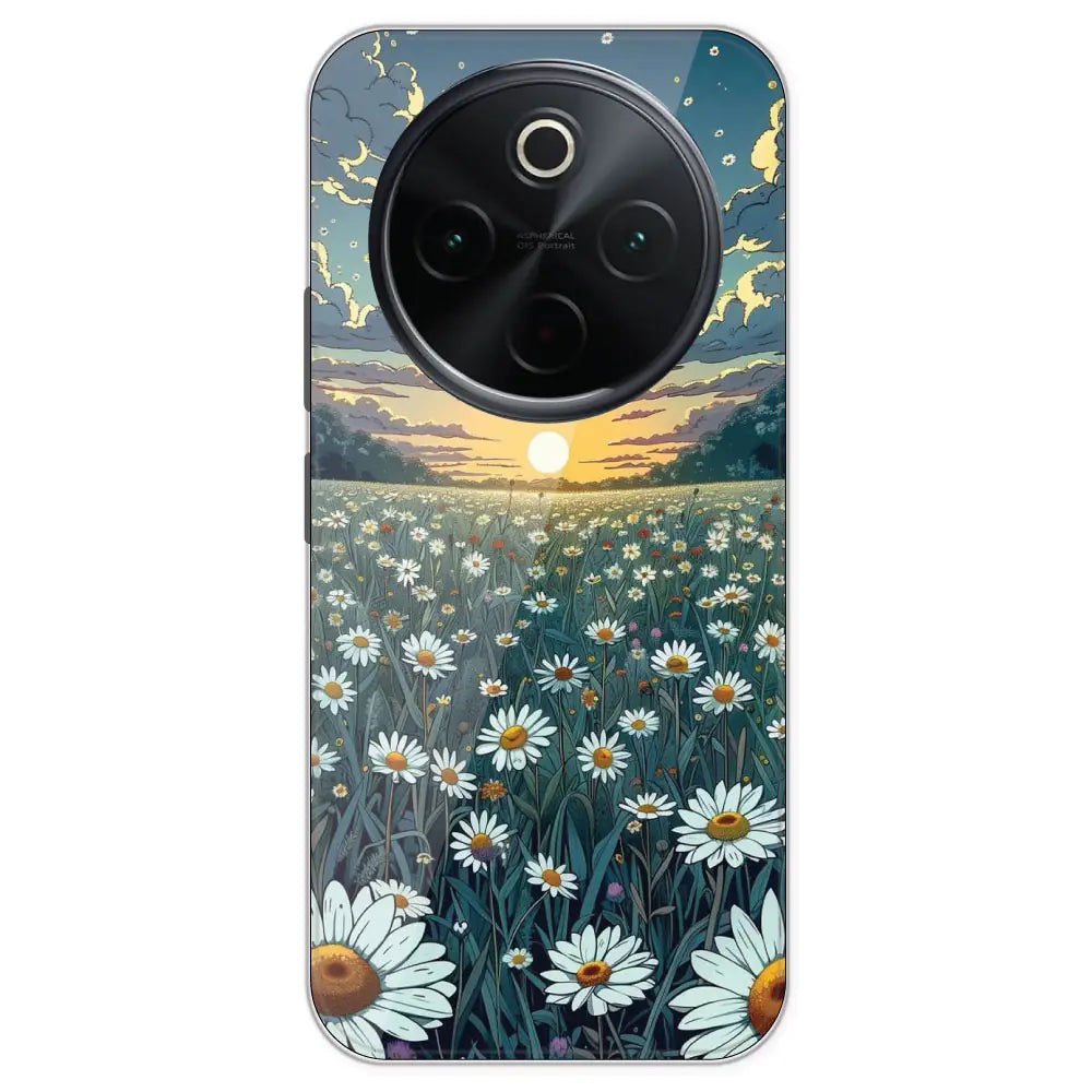 Daisy Sunset - Printed Silicone Case For IQOO Z10