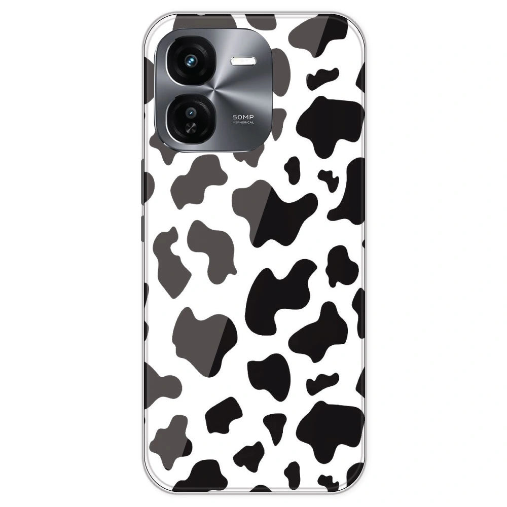 Cow Print - Clear Printed Silicone Case For IQOO Z9X
