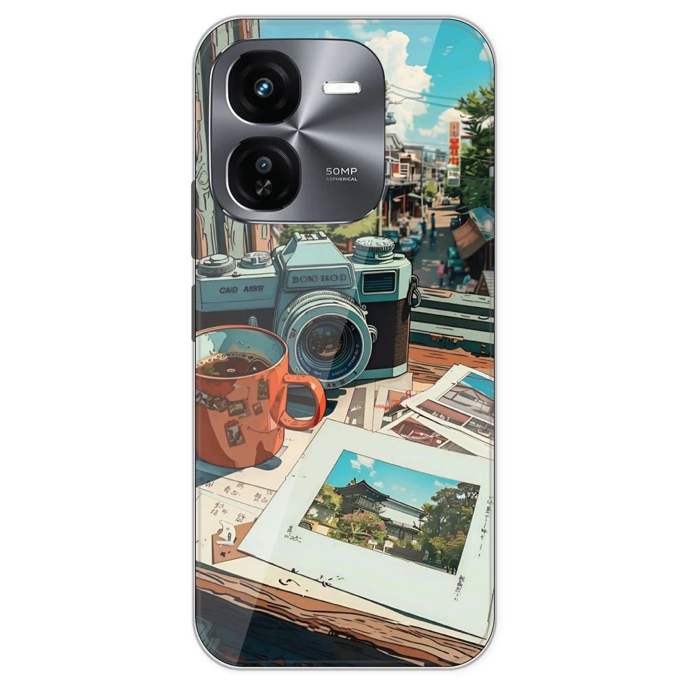 Vintage Camera - Printed Silicone Case For IQOO Z9X