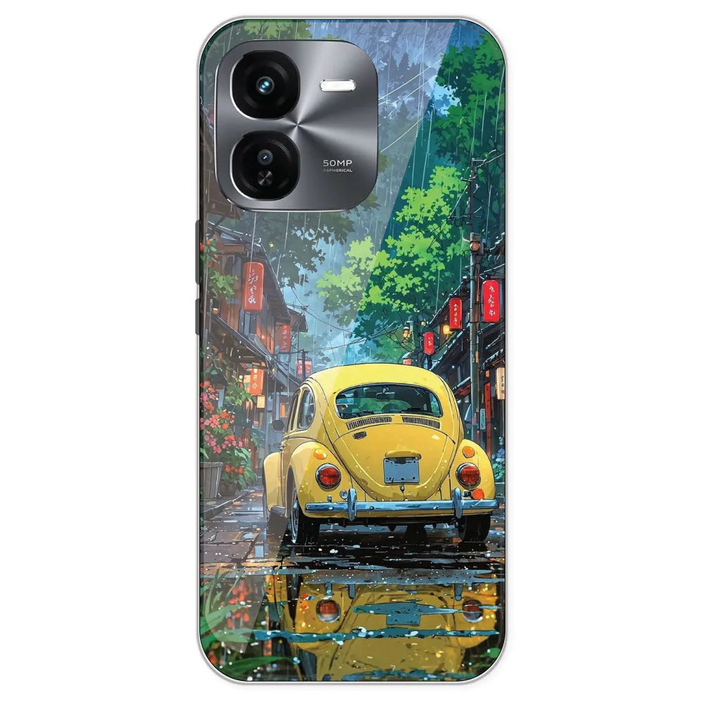 Yellow Bettle - Printed Silicone Case For IQOO Z9X