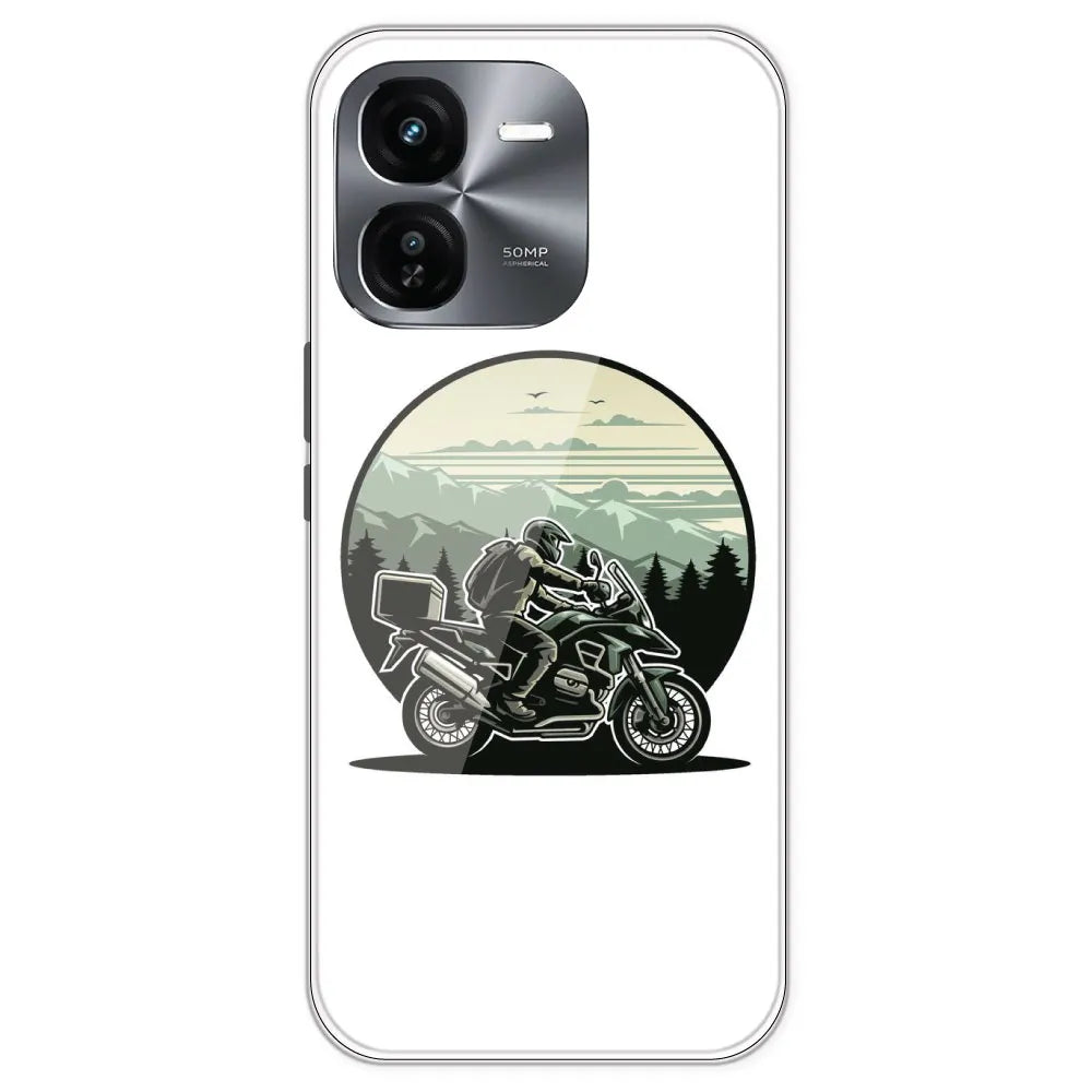 Biker - Printed Silicone Case For IQOO Z9X