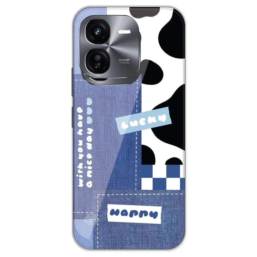 Cow Print Collage - Printed Silicone Case For IQOO Z9X