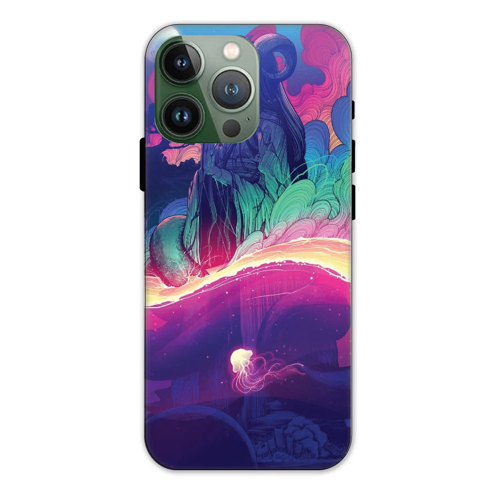 Jellyfish & The Sea - Hard Cases For Apple iPhone Models