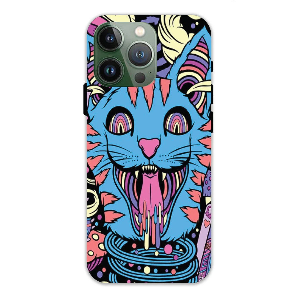 Cat Psychedelic Art Hard Case Apple IPhone 11 Pro Max Models