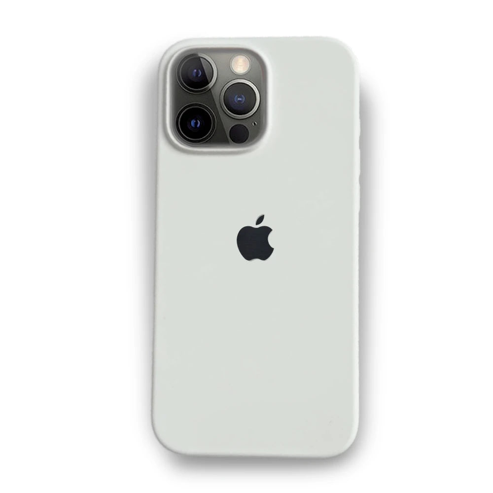 White Liquid Silicone Case For Apple iPhone 11 Pro Max