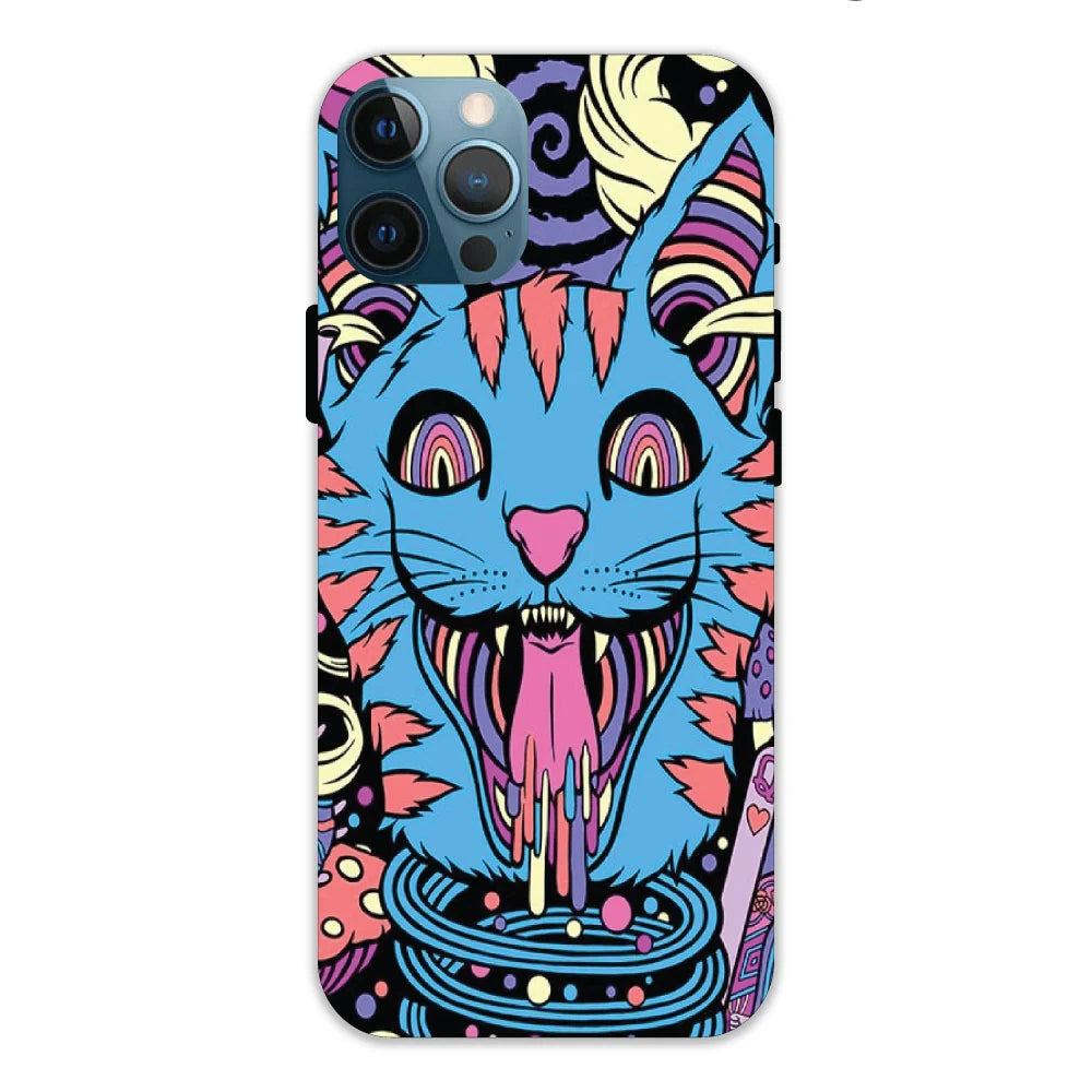 Cat Psychedelic Art Hard Case Apple IPhone 11 Pro Models