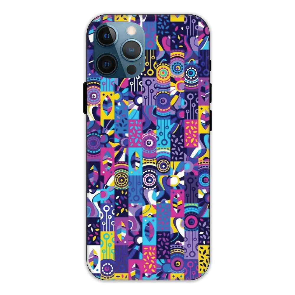 Purple Geometric Art Apple iPhone 11 Pro Models
