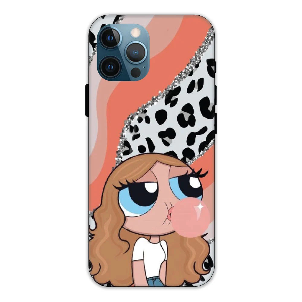 Peach Print Baddie Girl Hard Case Apple iPhone 11 Pro Models