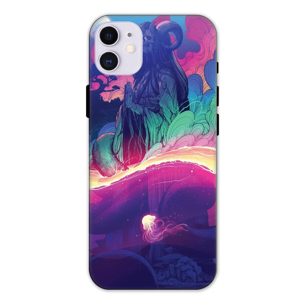 Jellyfish & The Sea - Hard Cases For Apple iPhone Models