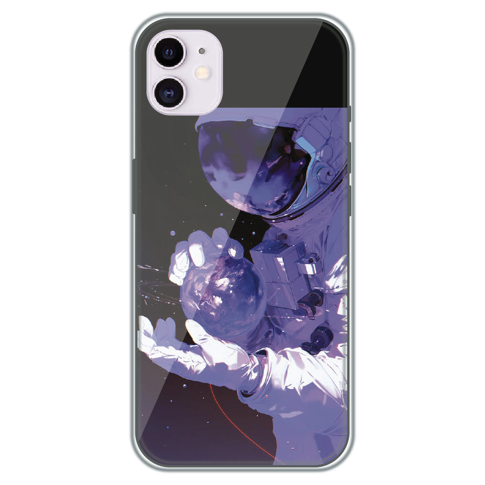 Astronaut in Space - Printed Silicone Case for Apple iPhone 11