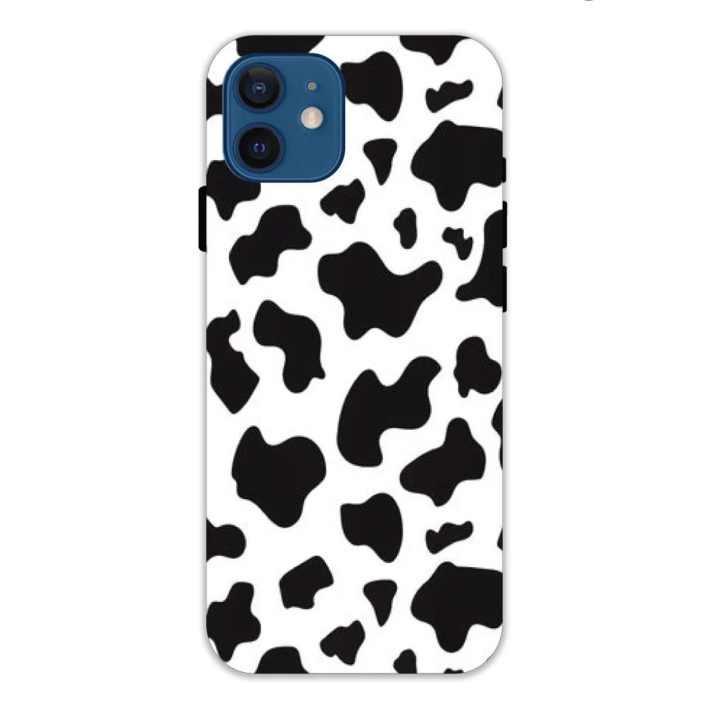 Cow Print Hard Case Apple iPhone 12 Mini Models