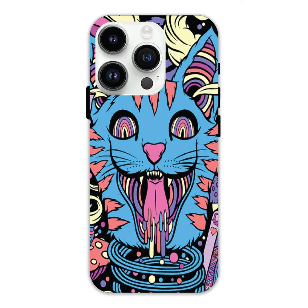 Cat Psychedelic Art Hard Case Apple IPhone 12 Pro Max Models