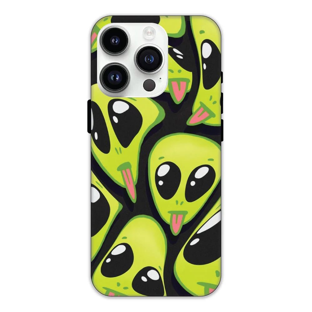 Cute Aliens Hard Case Apple iPhone 12 Pro Max Models