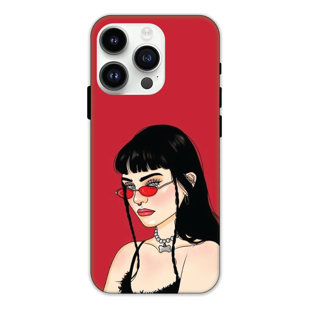 Red Baddie Hard Case Apple iPhone 12 Pro Max Models