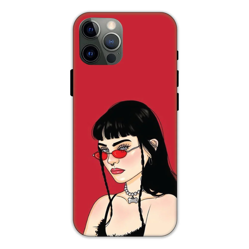 Red Baddie Hard Case Apple iPhone 12 Pro Models