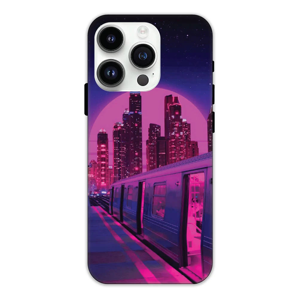 Neon City Synthwave Hard Case Apple iPhone 12 Pro Max Models