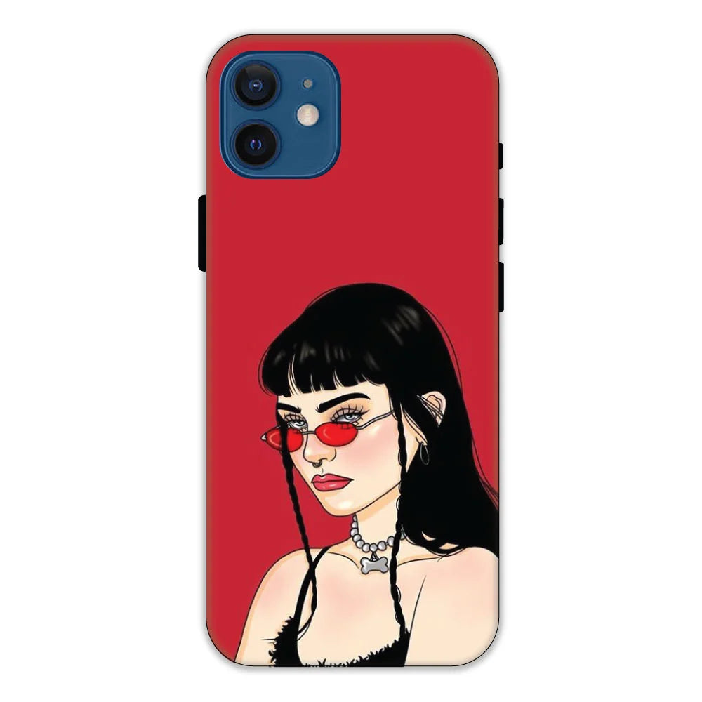 Red Baddie Hard Case Apple iPhone 12 Models