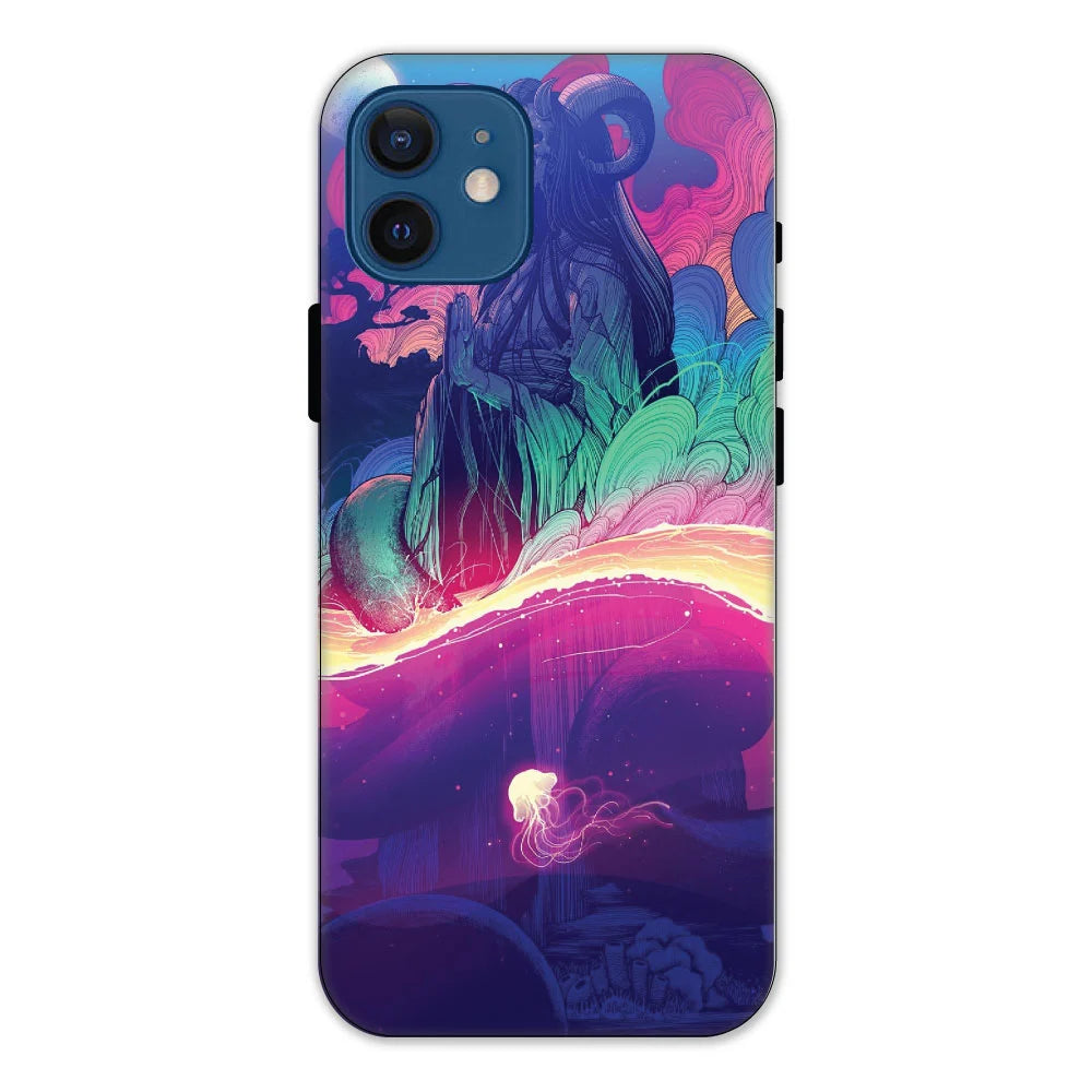 Jellyfish & The Sea - Hard Cases For Apple iPhone Models