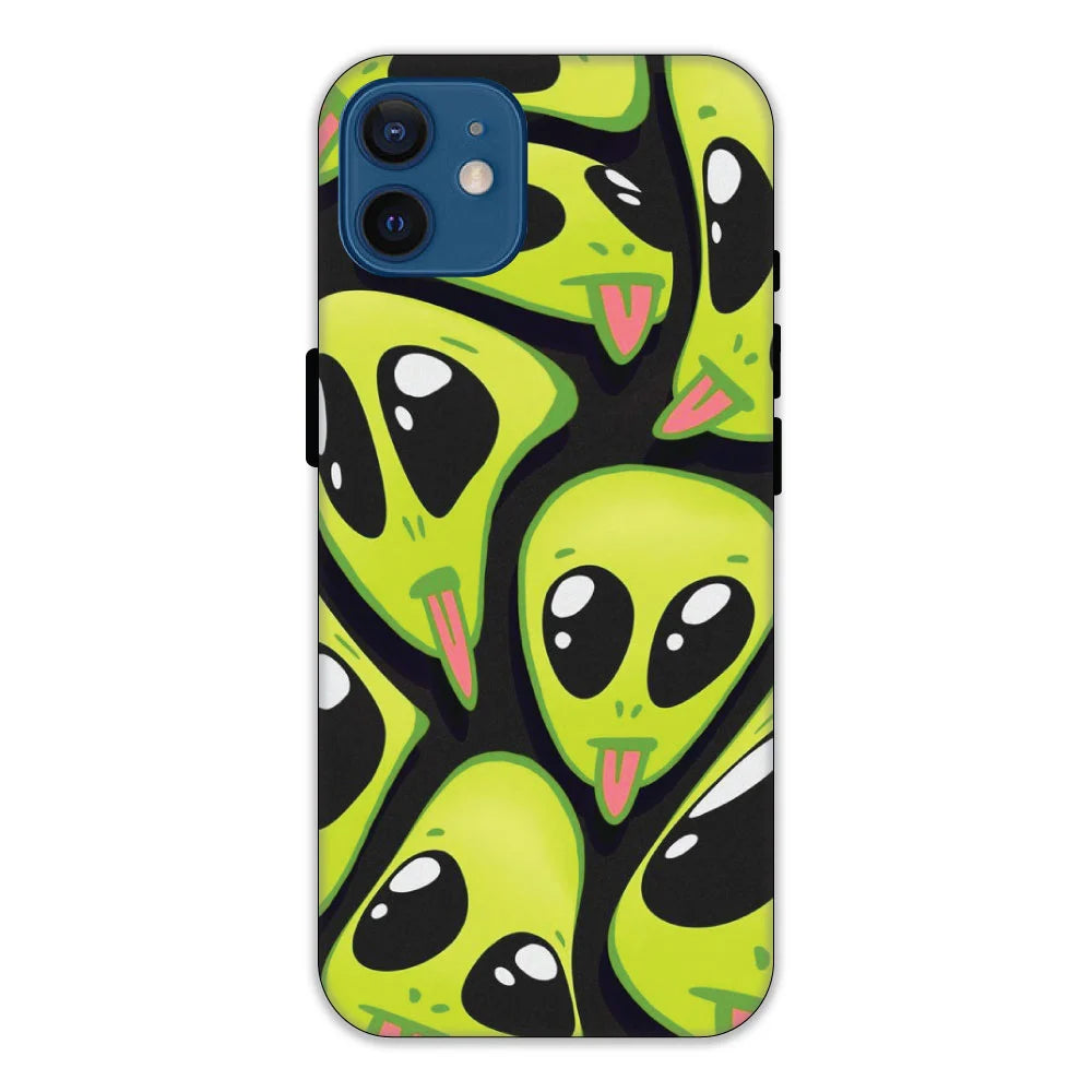 Cute Aliens Hard Case Apple iPhone 12 Models