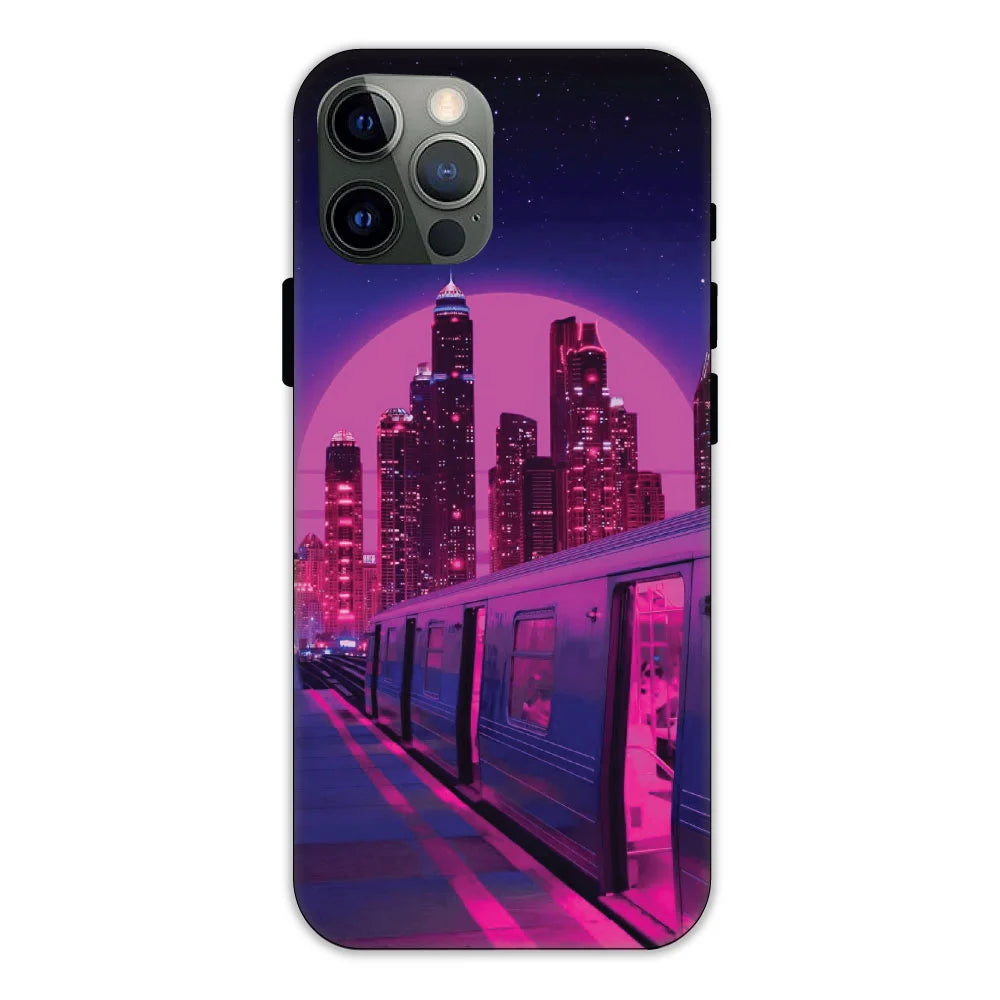 Neon City Synthwave Hard Case Apple iPhone 12 Pro Models