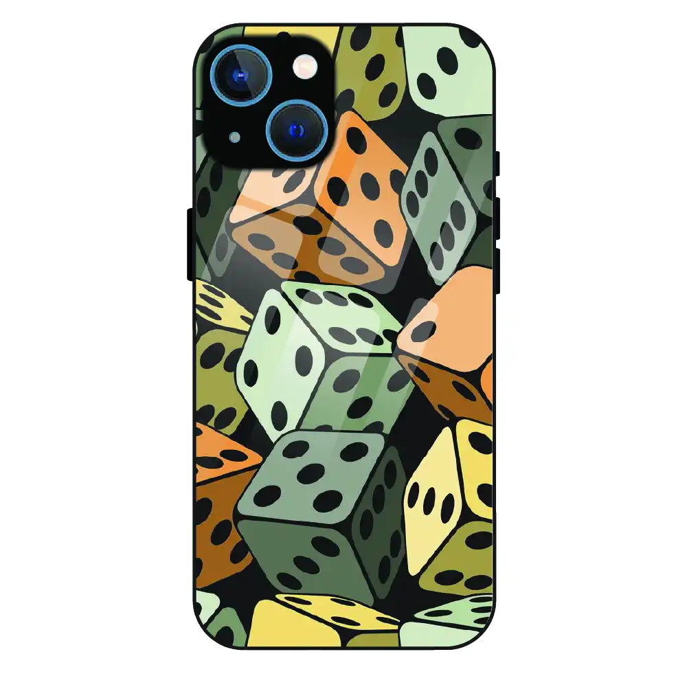 Dice - Glass Case For Apple iPhone 13