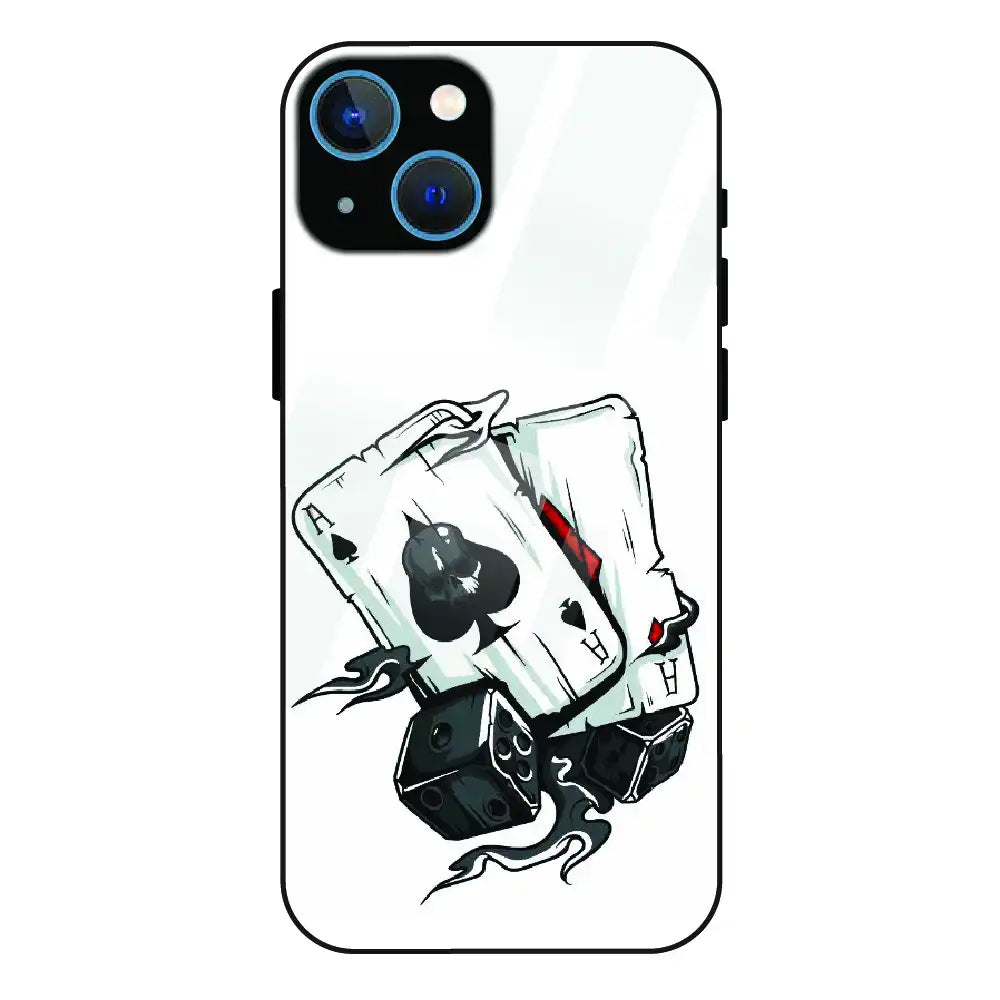 Aces & Dice - Glass Case For Apple iPhone 13 Mini