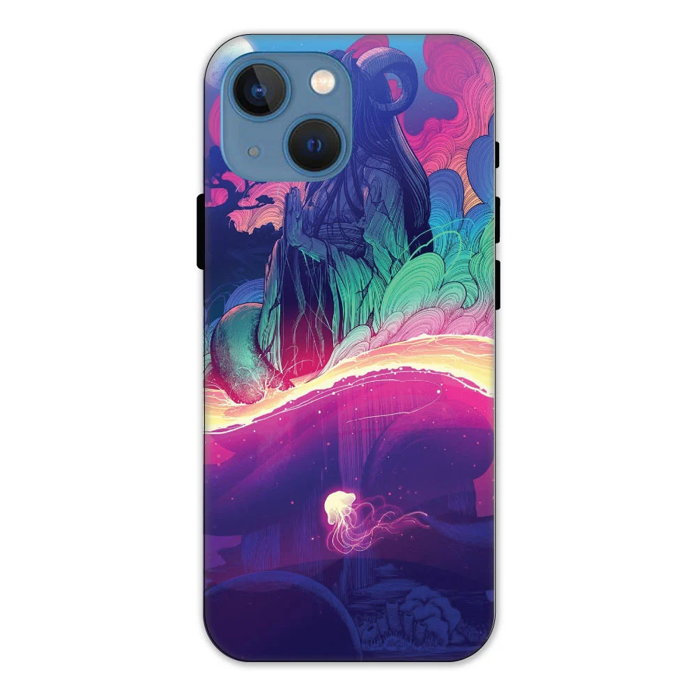 Jellyfish & The Sea - Hard Cases For Apple iPhone Models