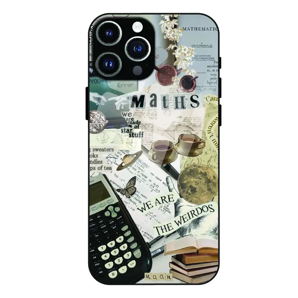 Study Vibes Maths - Glass Case For Apple iPhone 13 Pro Max