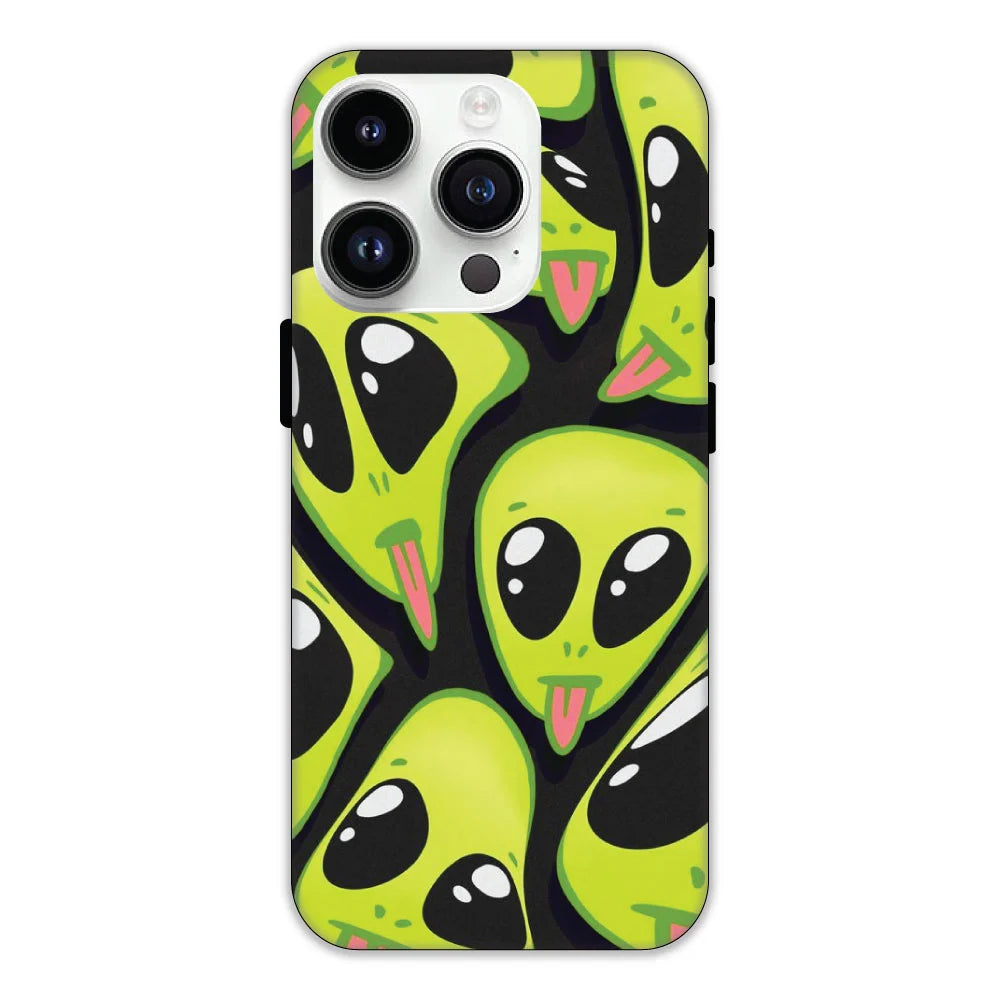 Cute Aliens Hard Case Apple iPhone 13 Pro Max Models