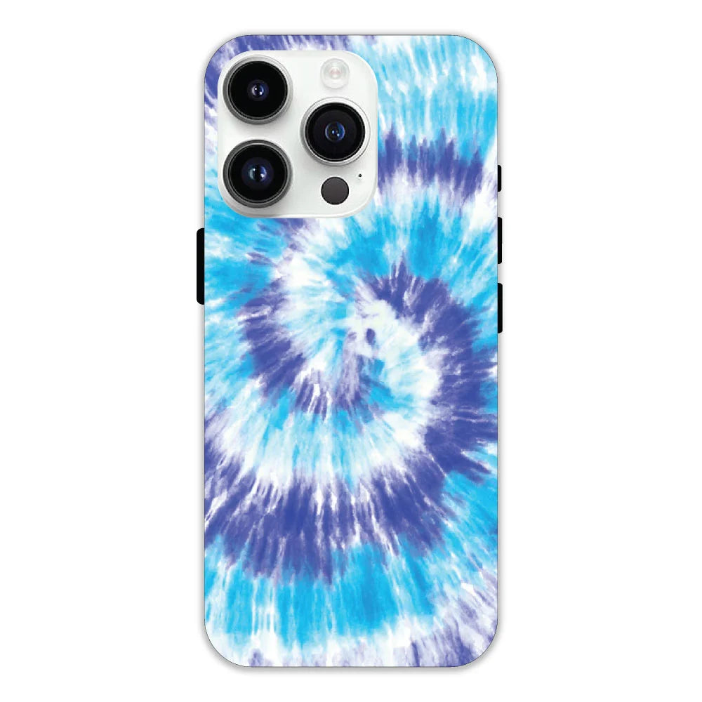 Aqua Tie dye  Hard Case Apple iPhone 13 Pro Max Models