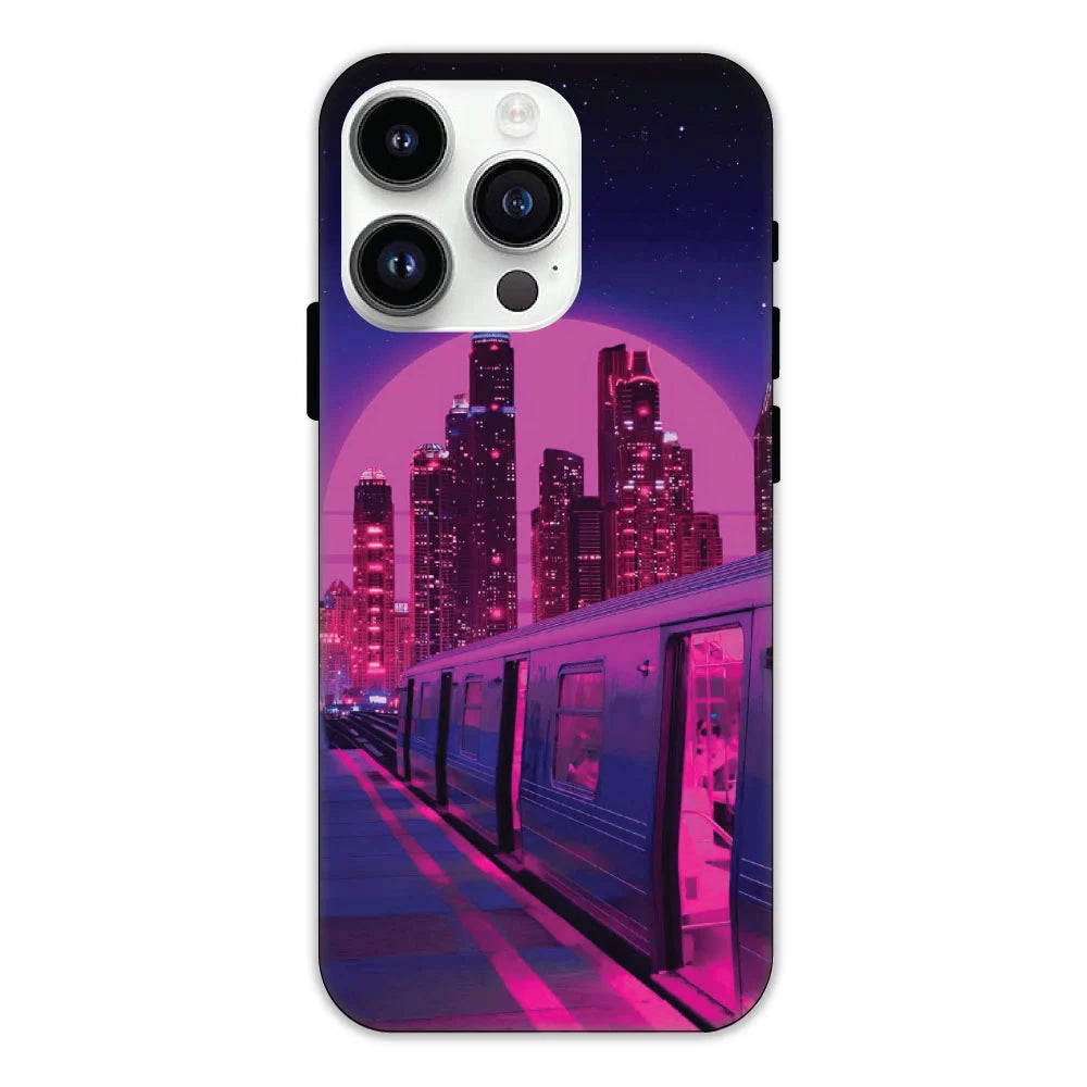 Neon City Synthwave Hard Case Apple iPhone 13 Pro Max Models