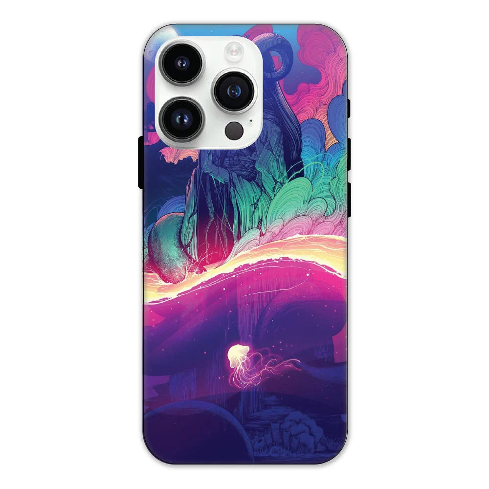 Jellyfish & The Sea - Hard Cases For Apple iPhone Models